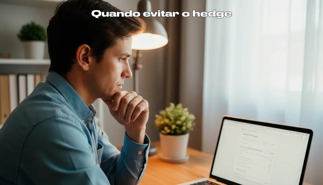 Pessoa pensativa a analisar dados num portátil com expressão concentrada